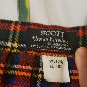 Vintage Scottish Tartan skirt